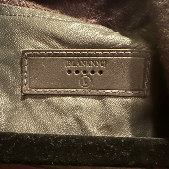 BLANK NYC Faux Suede Leather Drape Moto Gray Cardigan Jacket - Picture 3 of 3